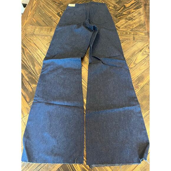 USN Navy Blue Utility Type Trousers Flame Retardant Flare Bottom Men 28R Current - Picture 4 of 10